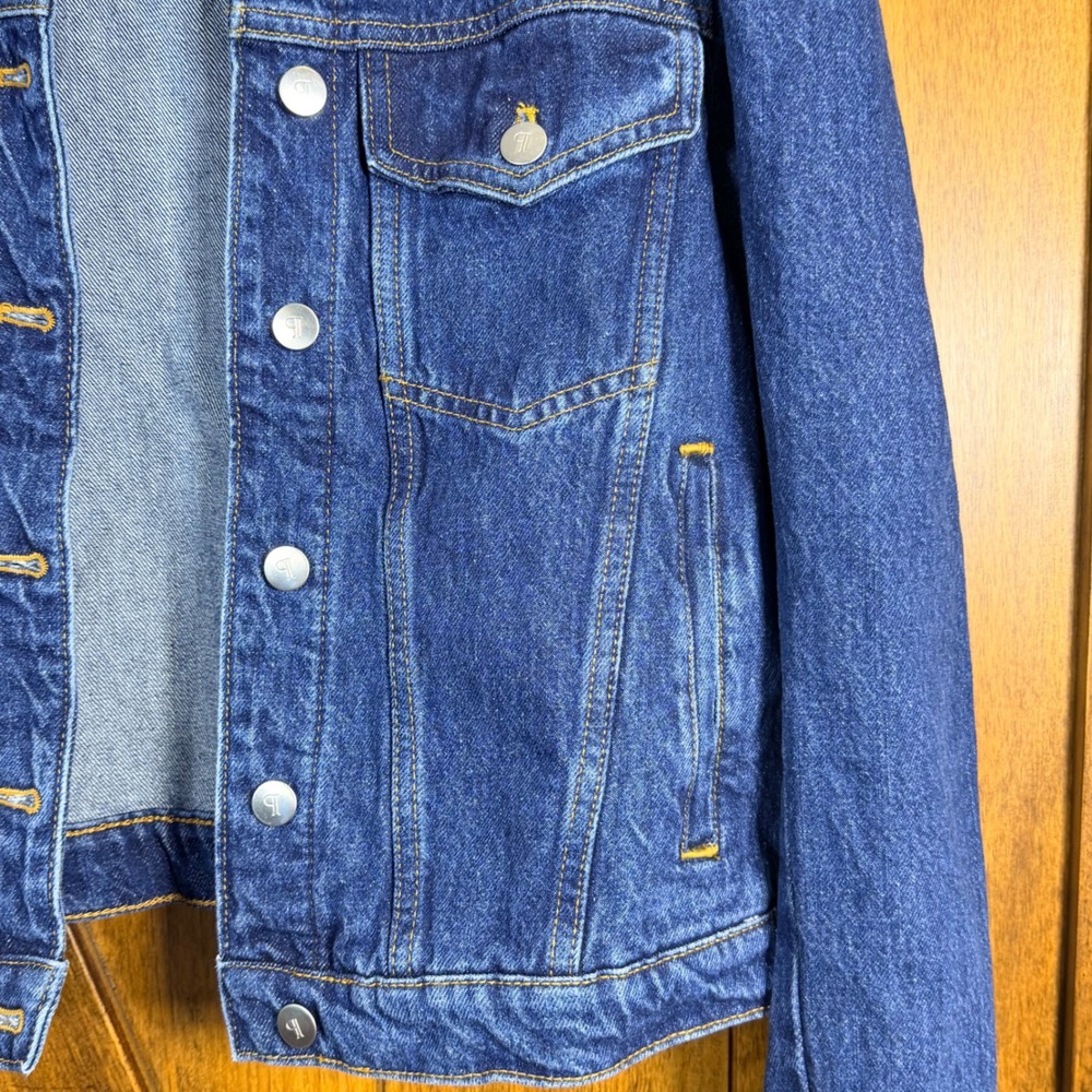 NWT Anthropologie PILCRO Puff Sleeve Denim Jean Jacket Women's Medium‎ - Picture 4 of 11